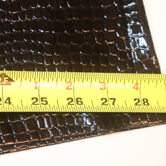 Eloquii X Refinery29 Faux Patent Black Skirt, Size 18, NWT - Picture 13 of 15